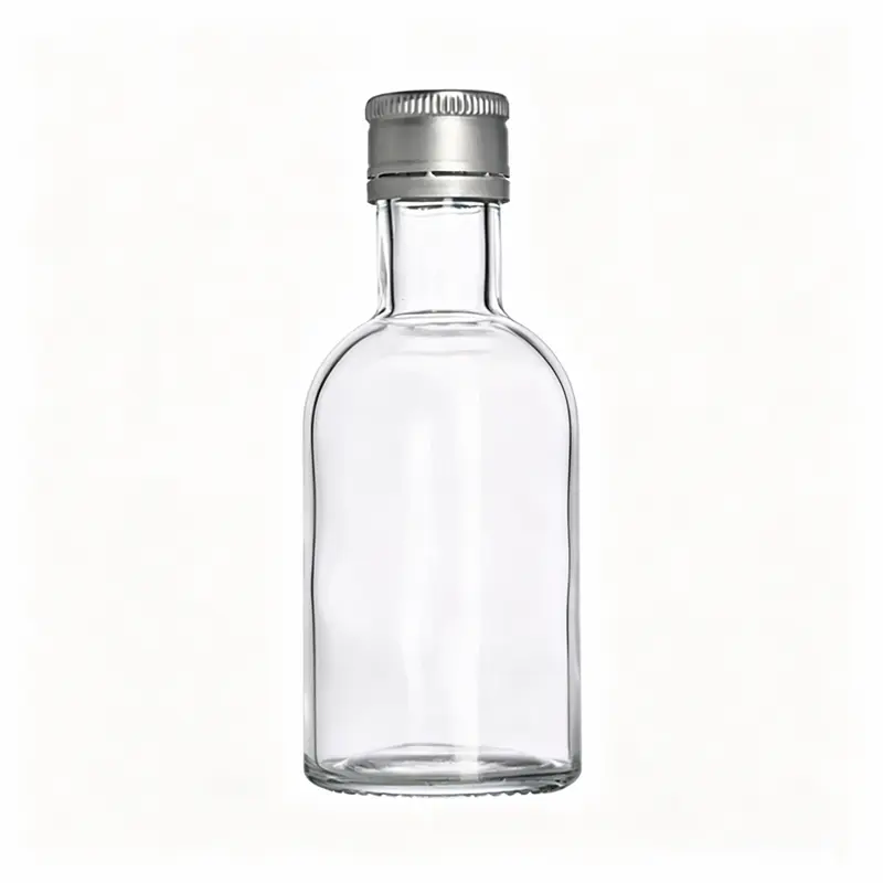 Alüminyum Kapaklı 100ml Boş Cam Tekila Şişeleri