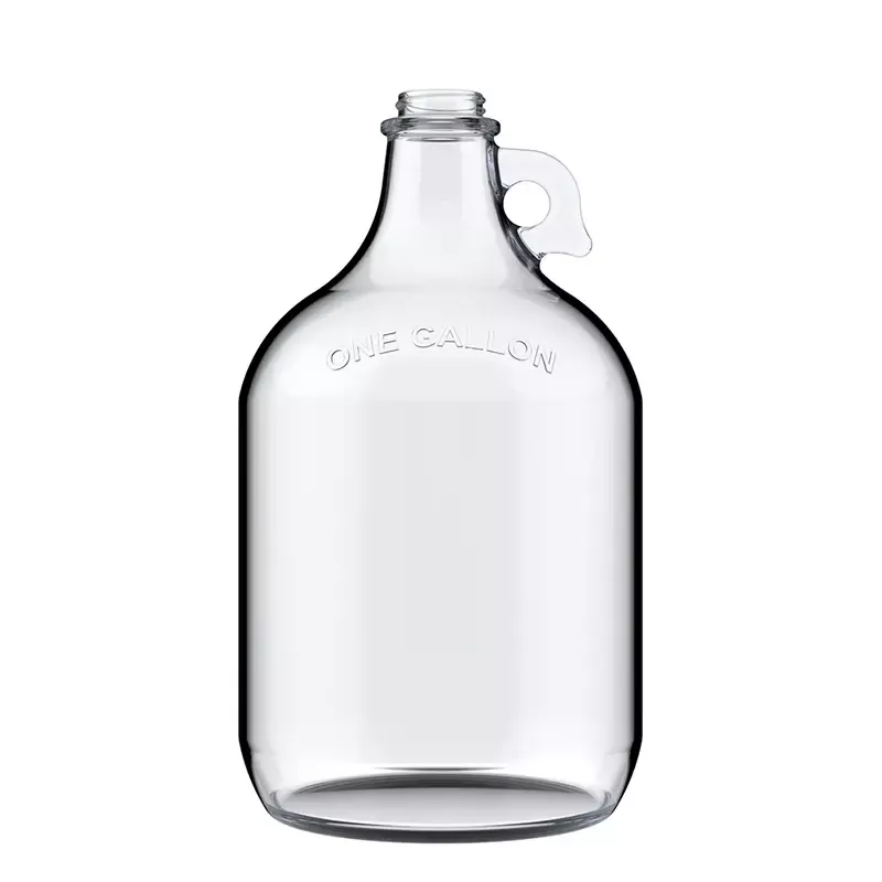 1 L Kulplu ve Vidalı Kapaklı Cam Sürahi