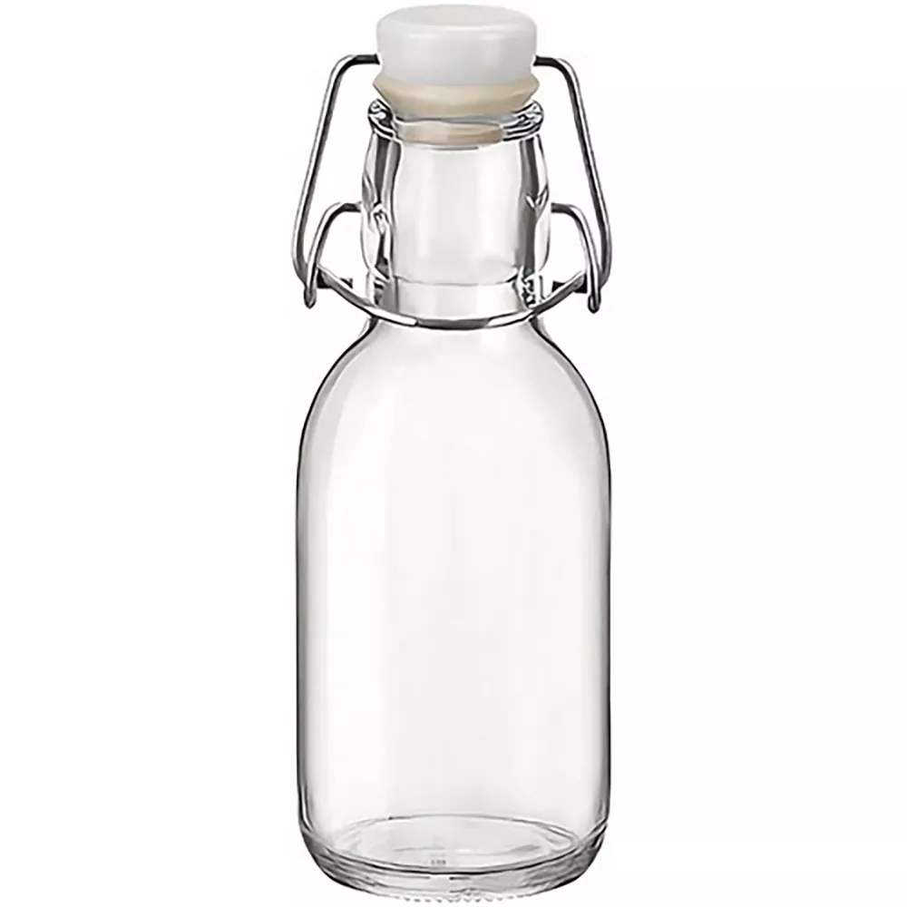 200ml Geçmeli Kapaklı Cam Şişeler