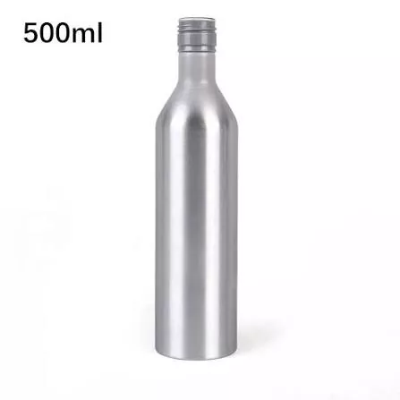 ROPP Vidalı Kapaklı 500ml İnce Uzun Alüminyum Likör Şişesi