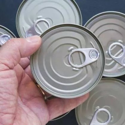 2-Piece Aluminum-Coated Tin Can with Easy Open Lid