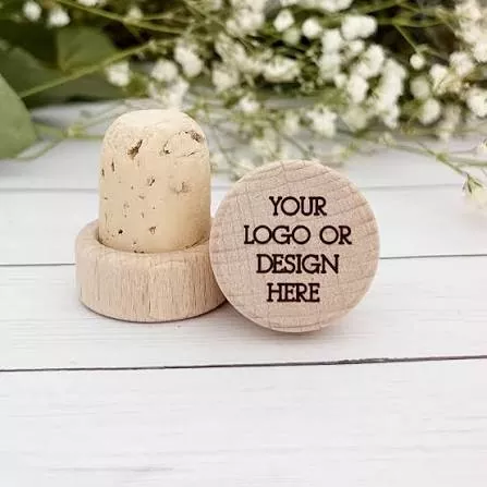 Custom Logo T Shape Synthetic Cork Stopper